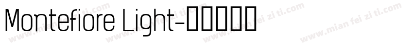 Montefiore Light字体转换